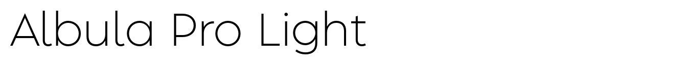 Albula Pro Light